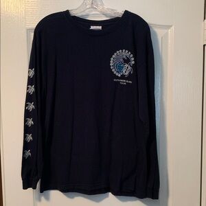 Asphalt Yacht Club Navy Blue Sweater with Turtle Design